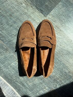 Lucky Brand Women's Suede Penny Loafers - Brown